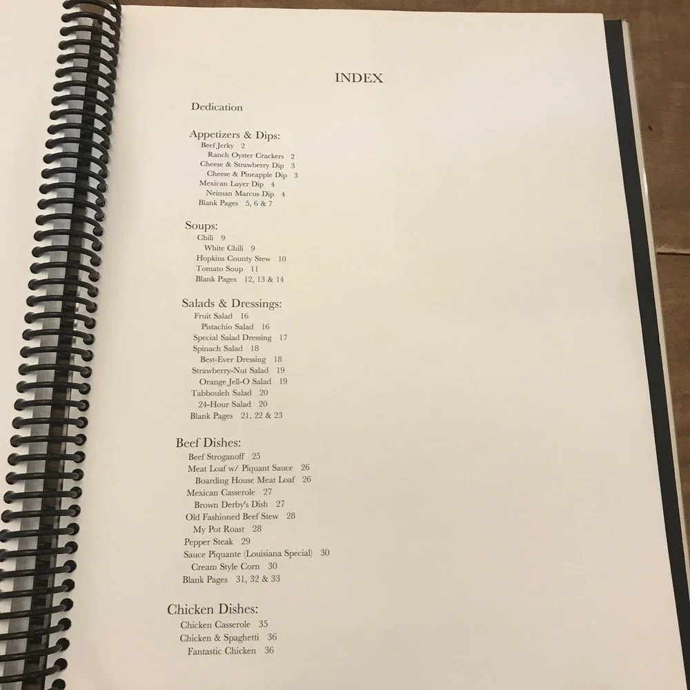 Kesner Kitchen Family Cookbook Spiral Local